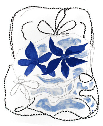 Georges Braque — Les Deux Iris Bleus (The Two Blue Irises)