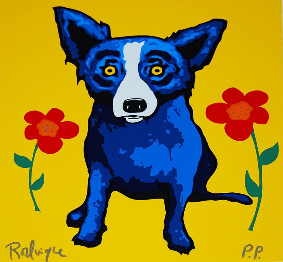 George Rodrigue — Flower Girl - Yellow