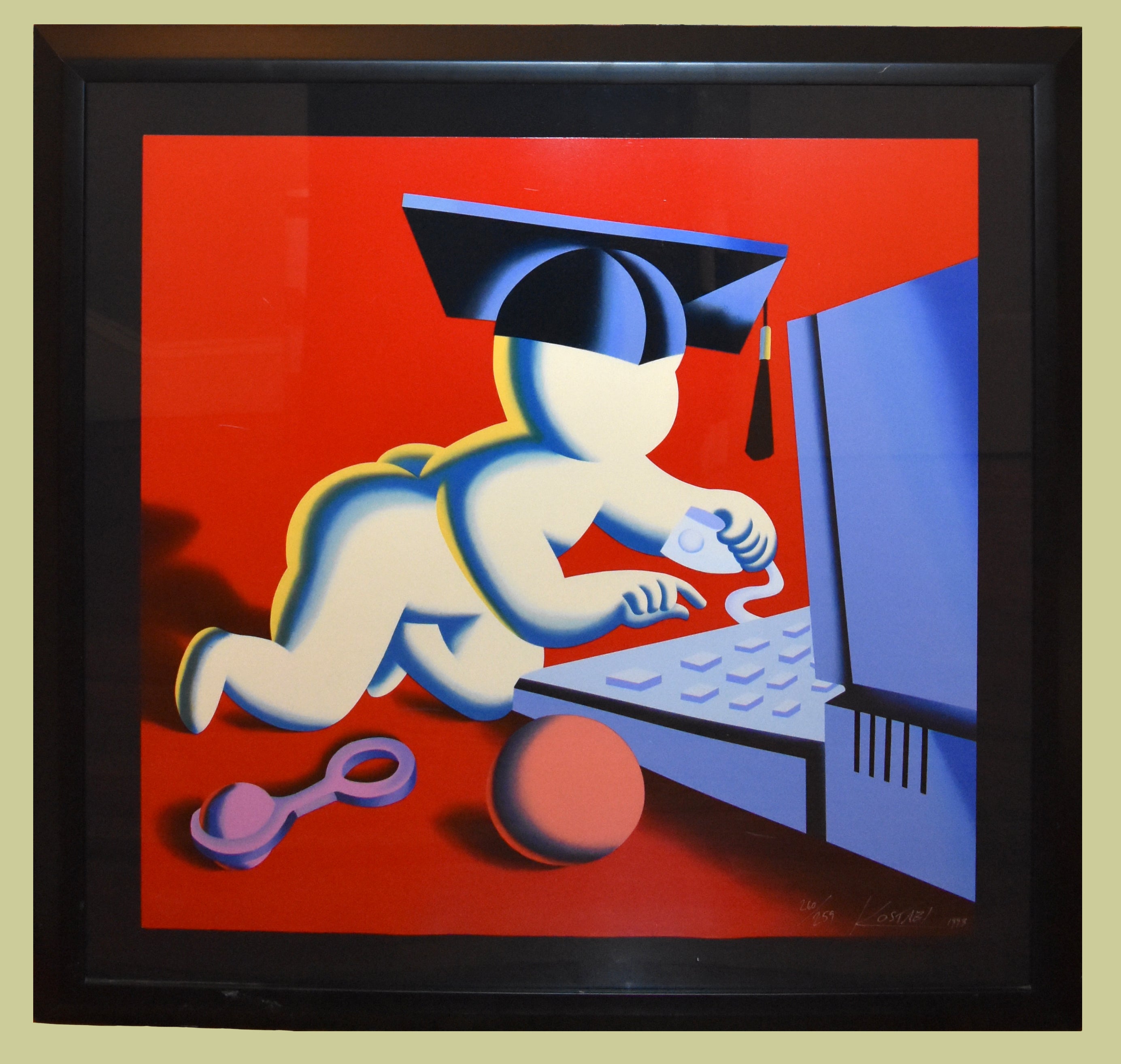 Mark Kostabi — The Early Nerd Gets the Worm