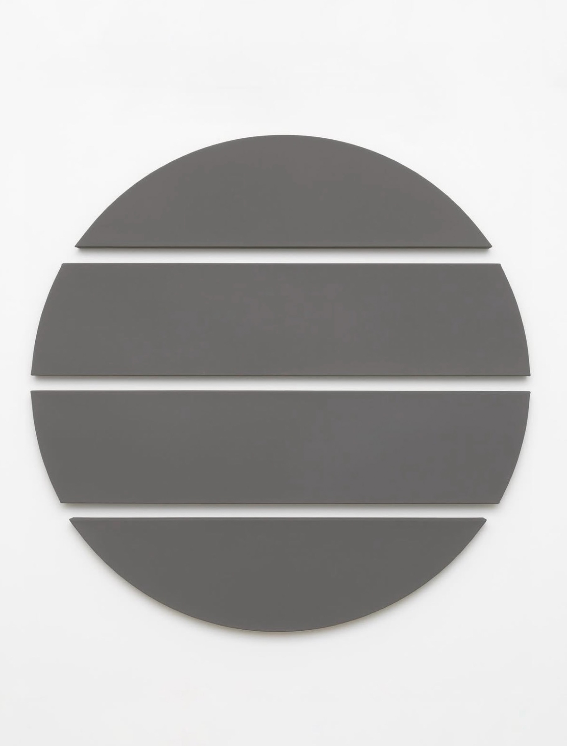 Alan Charlton — Circle Painting in 4 Parts