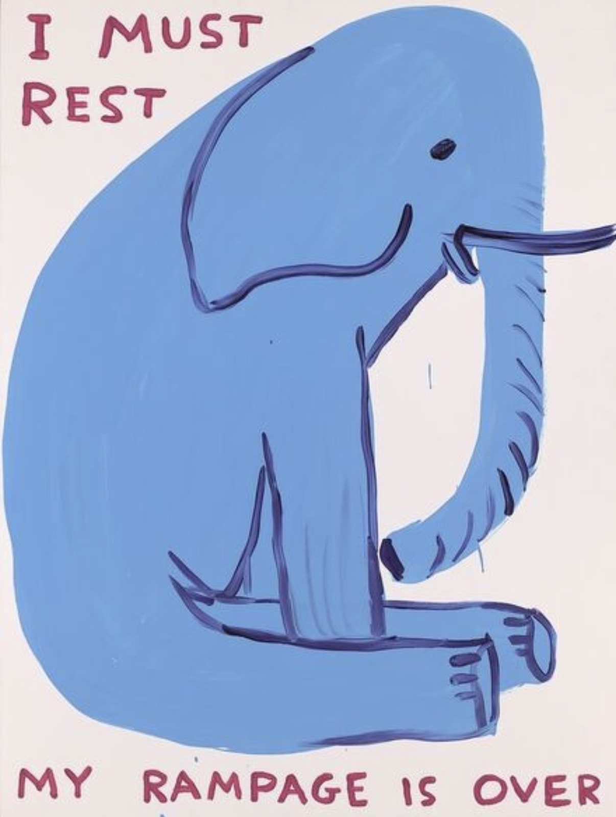 David Shrigley — My Rampage Is Over