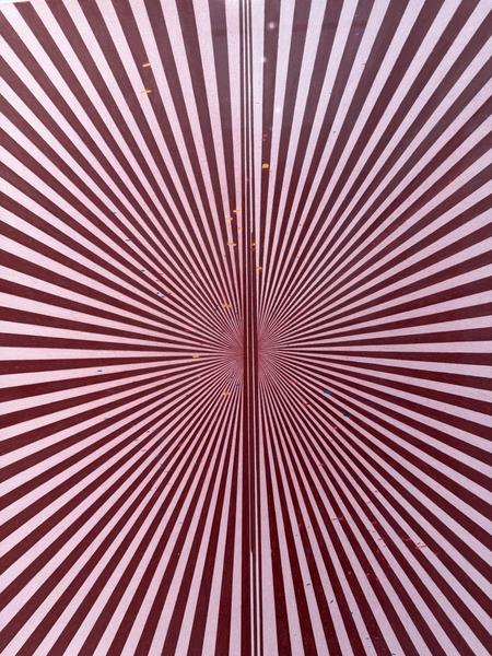 Mark Grotjahn — Untitled (Tuscan Red and Pink Rose Butterfly 45.90)