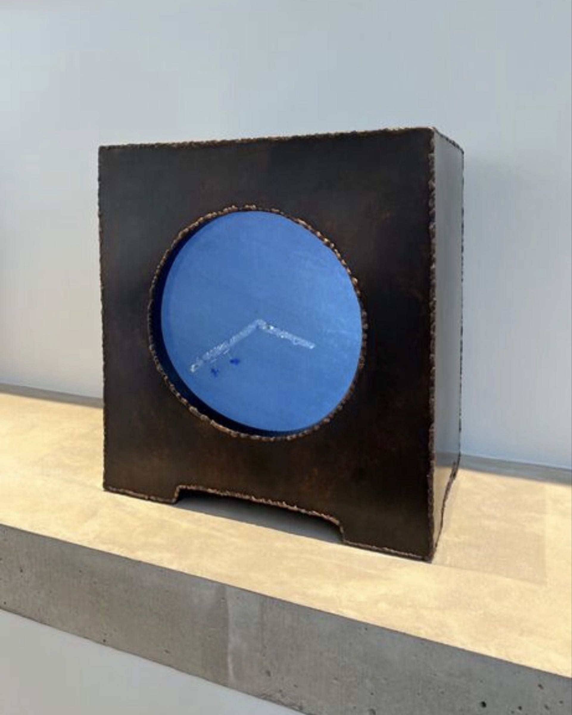 Real Time Sweepers Mantel Clock Copper