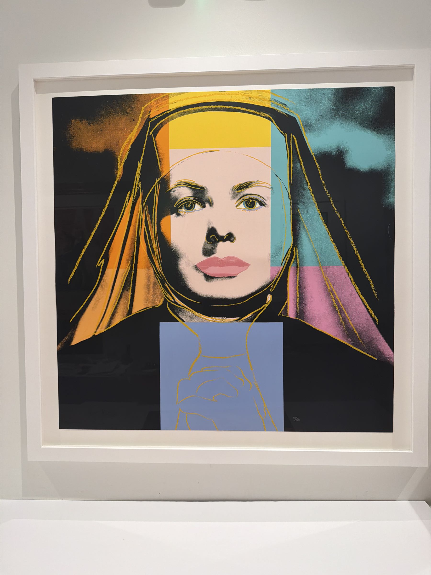 Andy Warhol — Ingrid Bergman (The Nun)