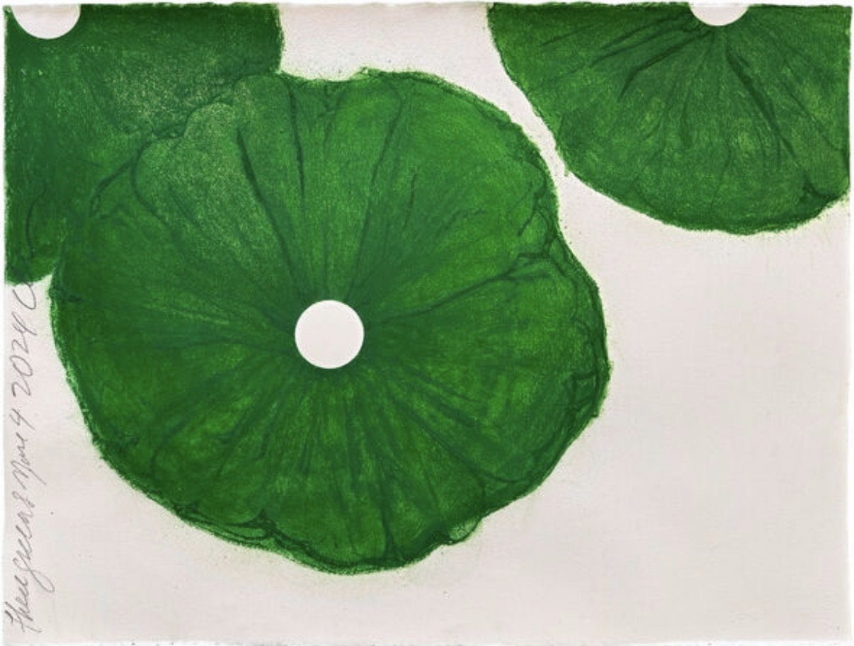 Donald Sultan — Three Green June 4 2024