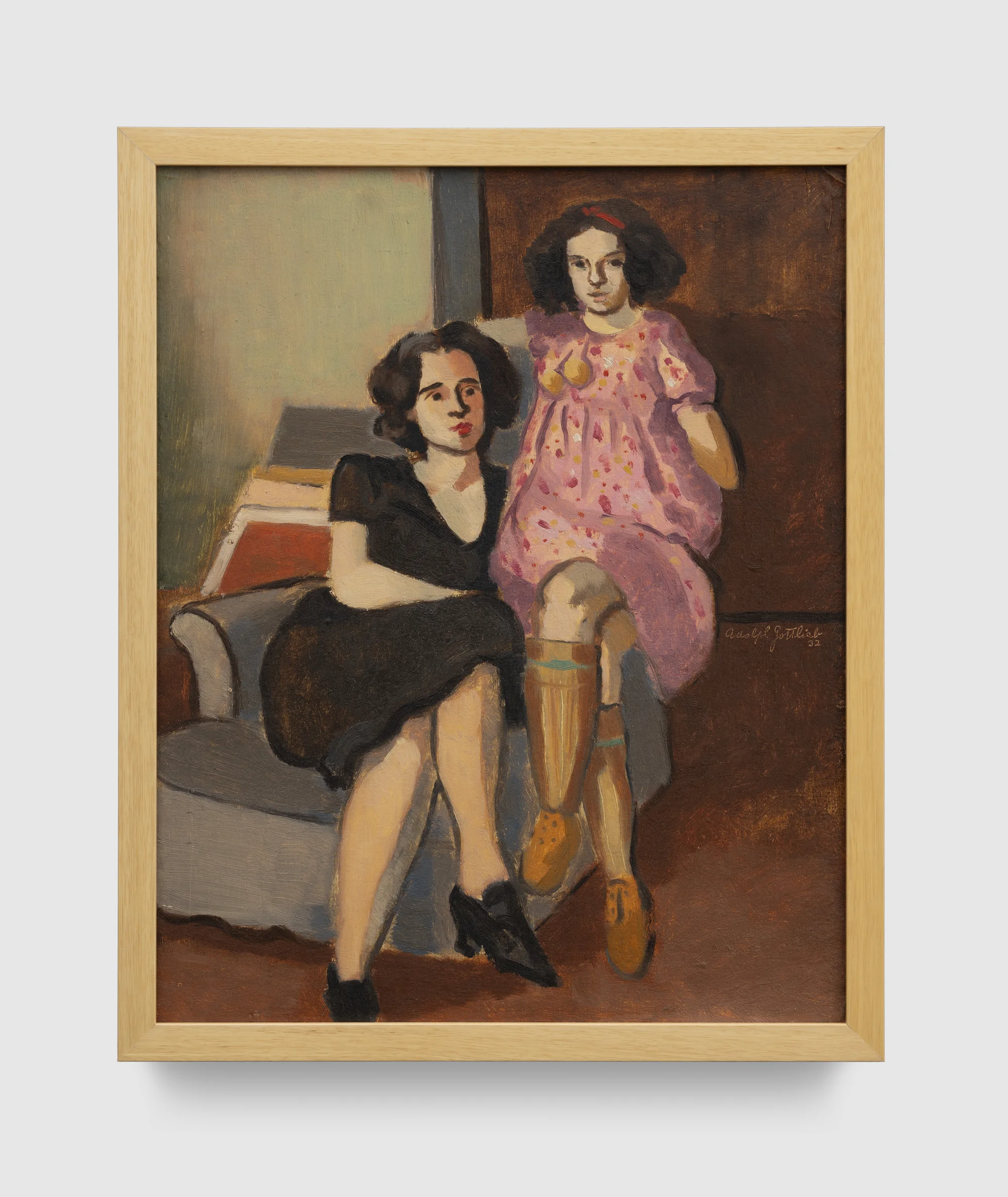 Adolph Gottlieb — Untitled (Cora's Two Sisters)