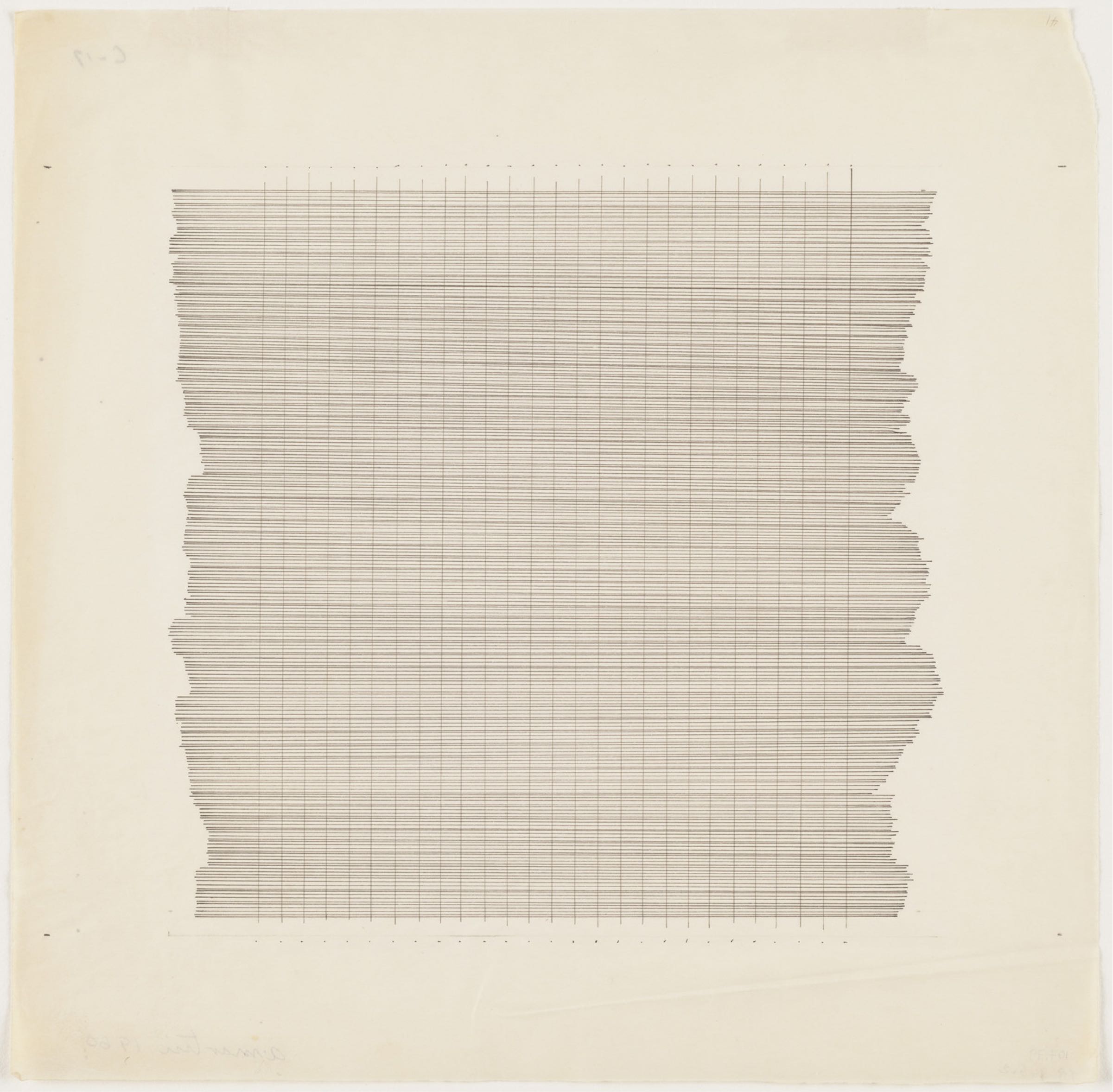 Agnes Martin — Untitled