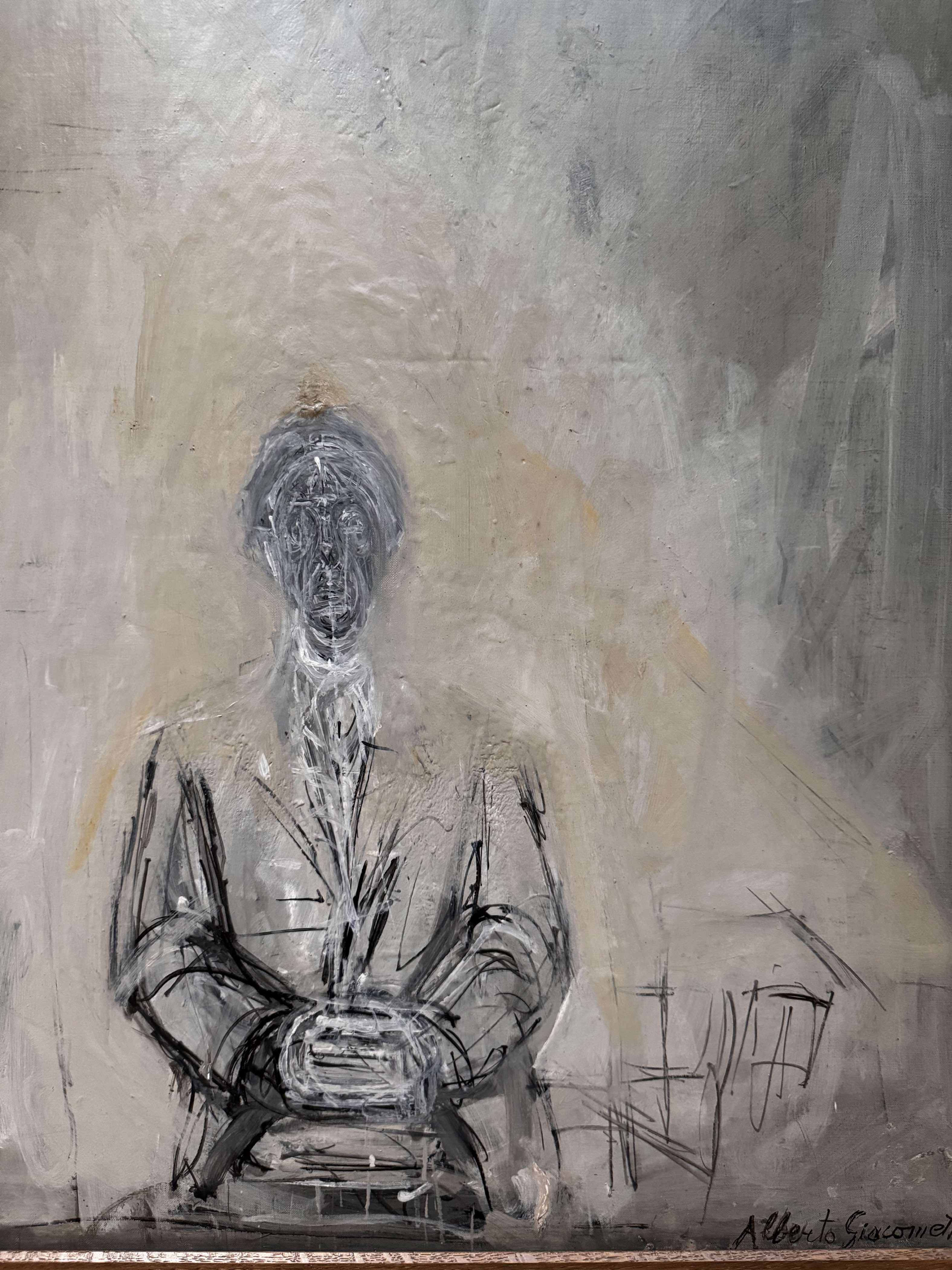 Alberto Giacometti — Isaku Yanaihara Seated Full-Length