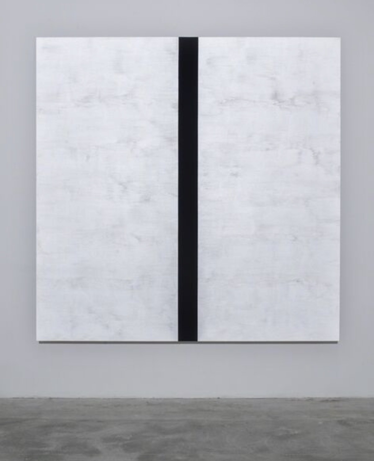 Mary Corse — Untitled (White, Black, White)