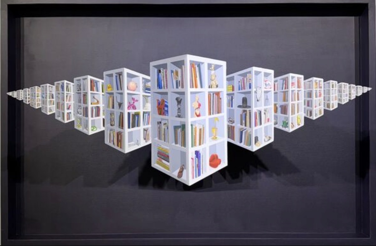 Patrick Hughes — Shelf Contained