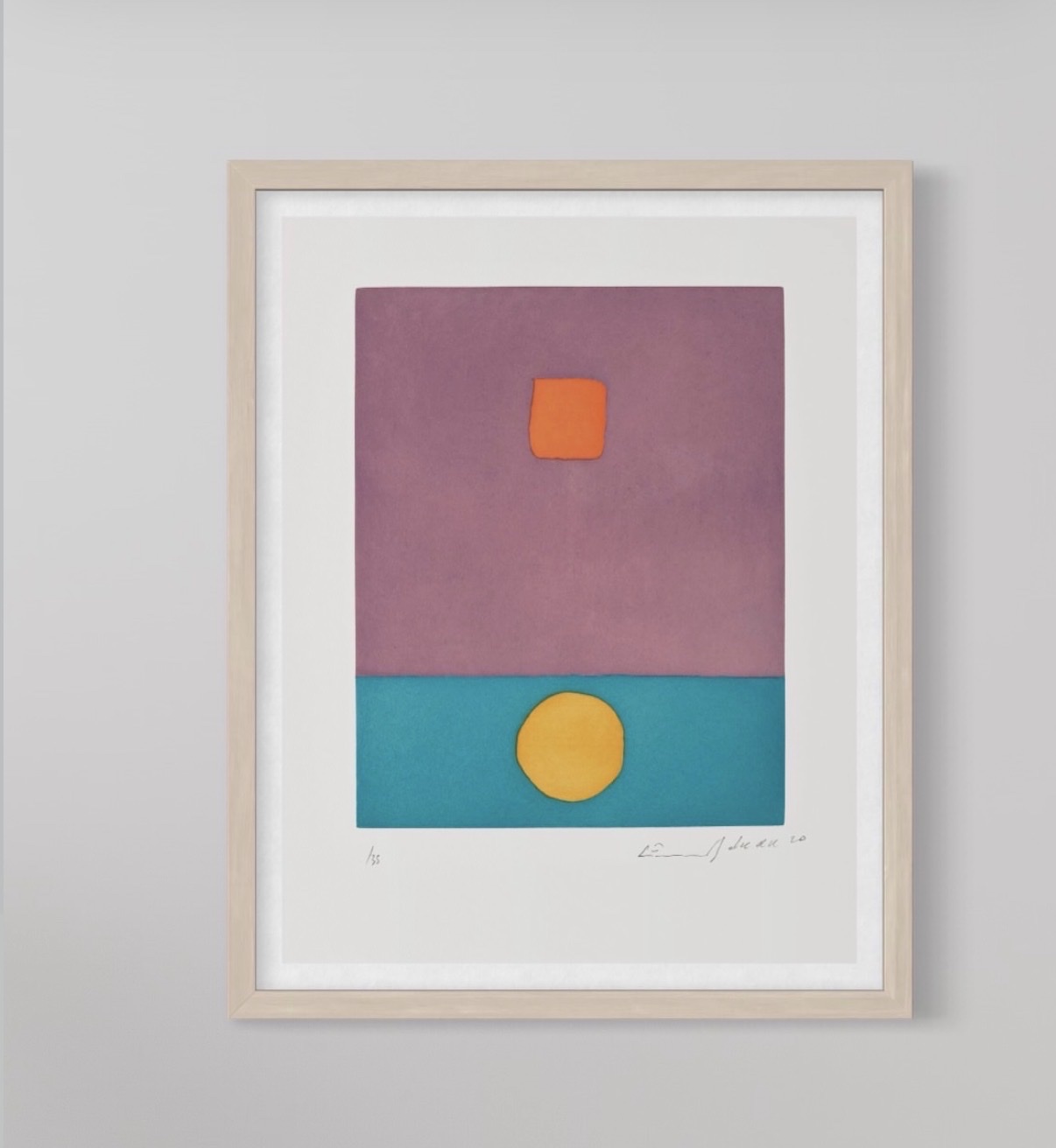 Etel Adnan — La Soleil a Vécu (The Sun has Lived)