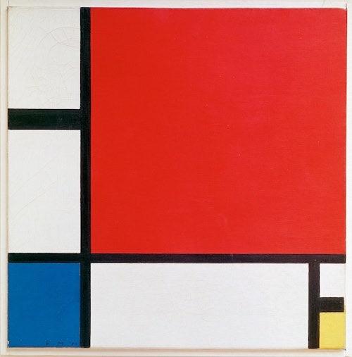 Composition with Red, Blue, and Yellow