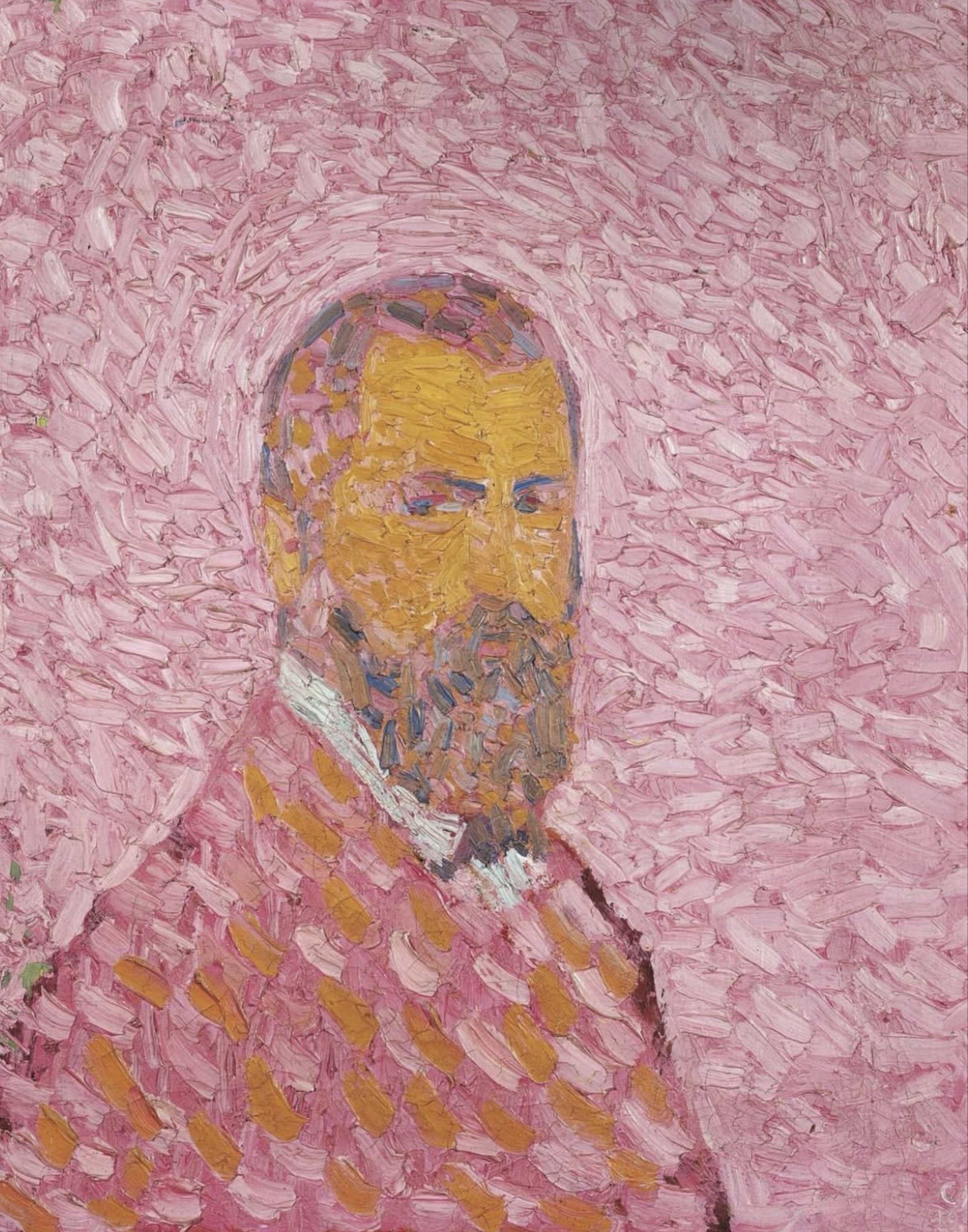 Cuno Amiet — Autoportrait en rose