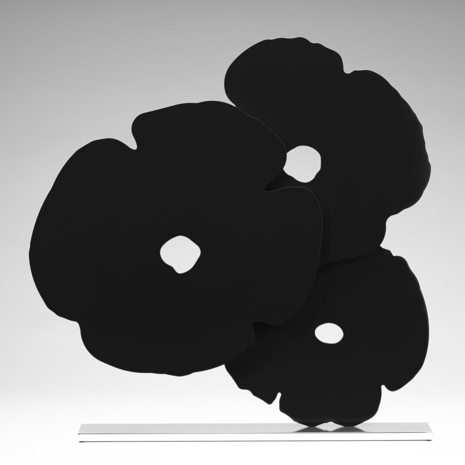 Donald Sultan — Black Poppies