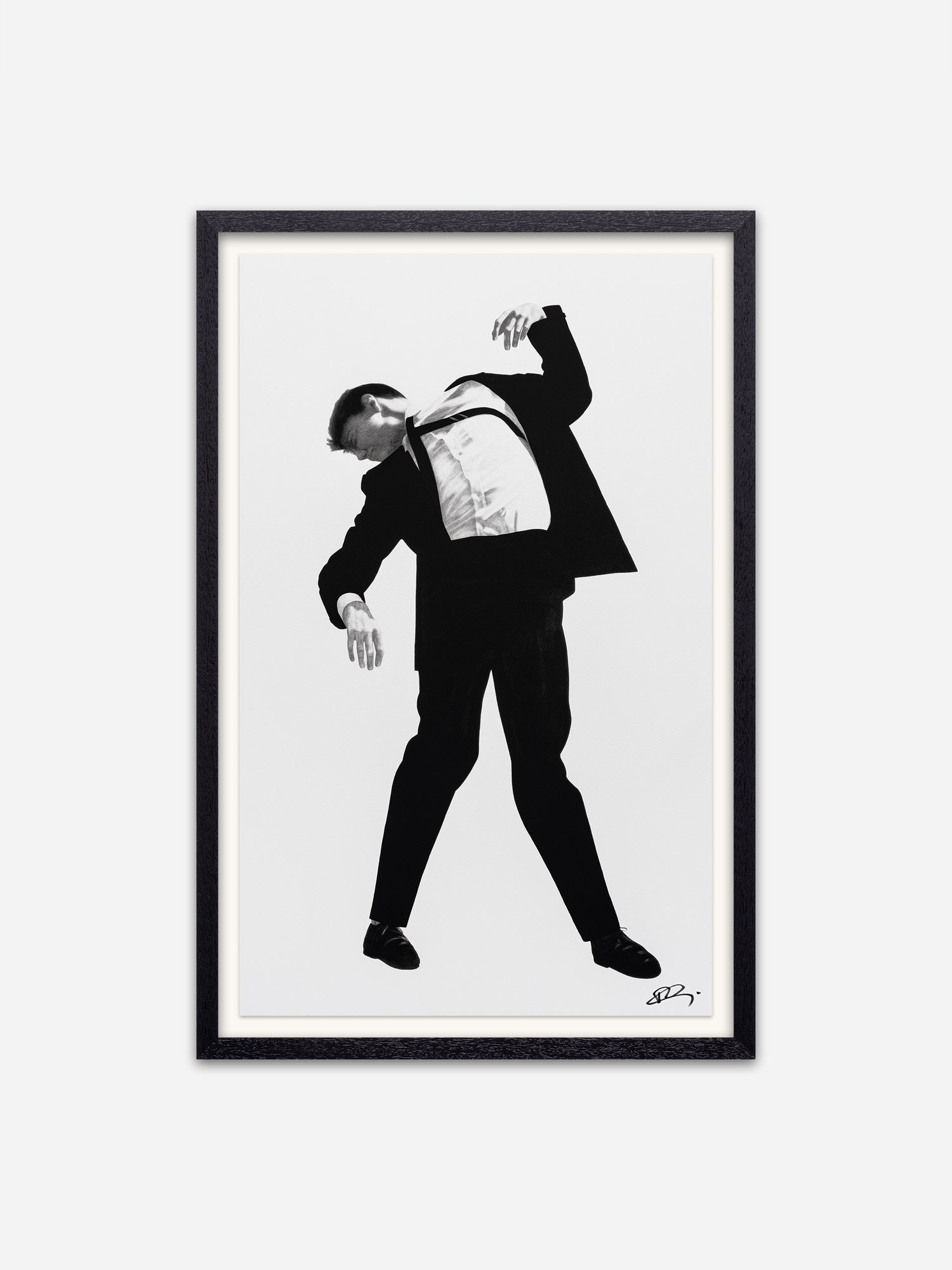 Robert Longo — Untitled (Eric, from the series "Men in the Cities")