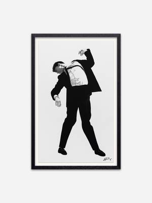 Robert Longo — Untitled (Eric, from the series "Men in the Cities")