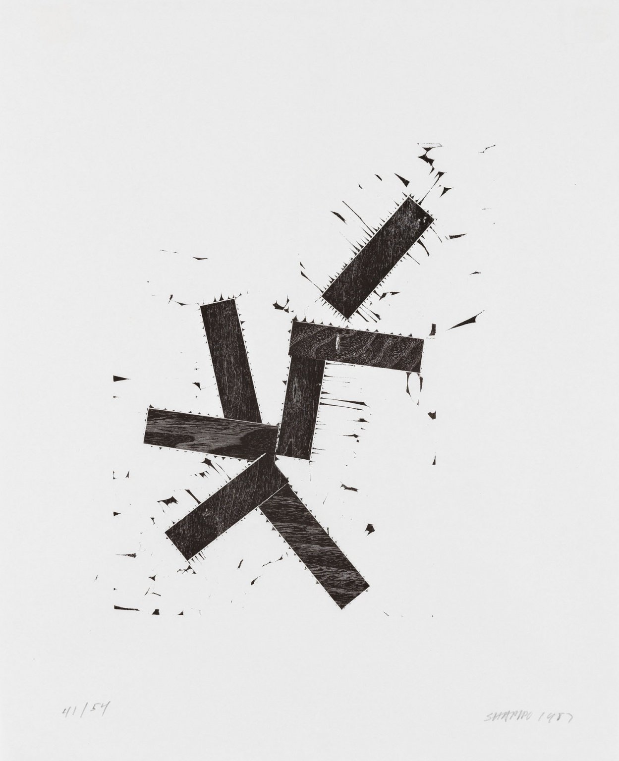 Joel Shapiro — 5748 (For Jewish Museum)