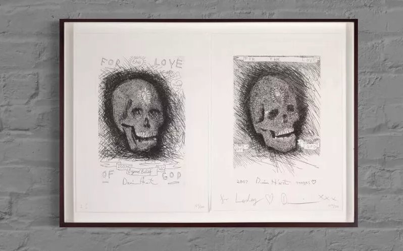Damien Hirst — For the Love of God & Beyond Belief (Diptych)
