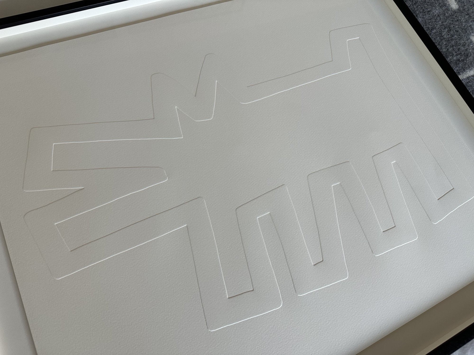 Keith Haring — White Icons (B) - Barking Dog