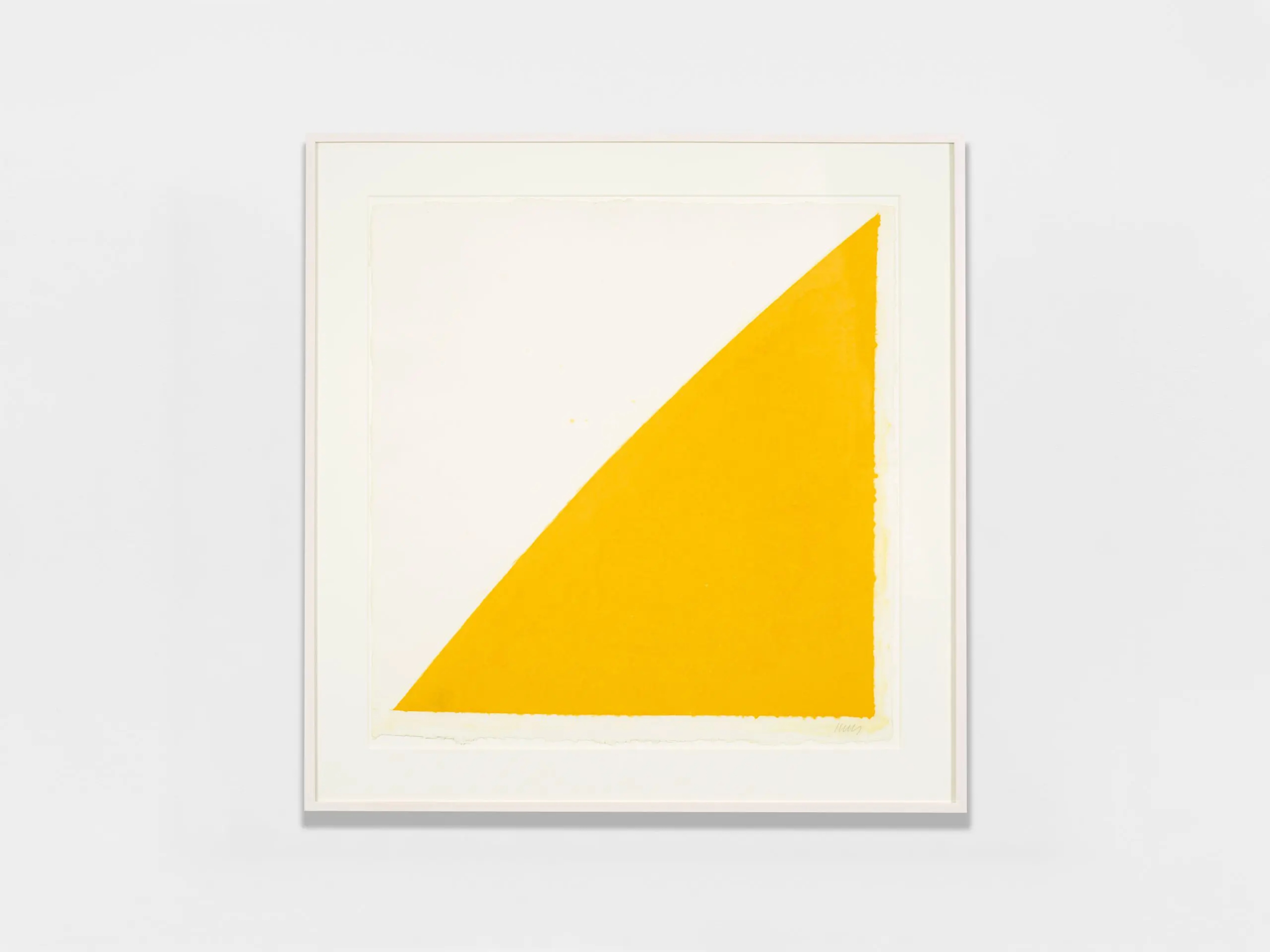 Ellsworth Kelly — Colored Paper Image XIV (Yellow Curve)