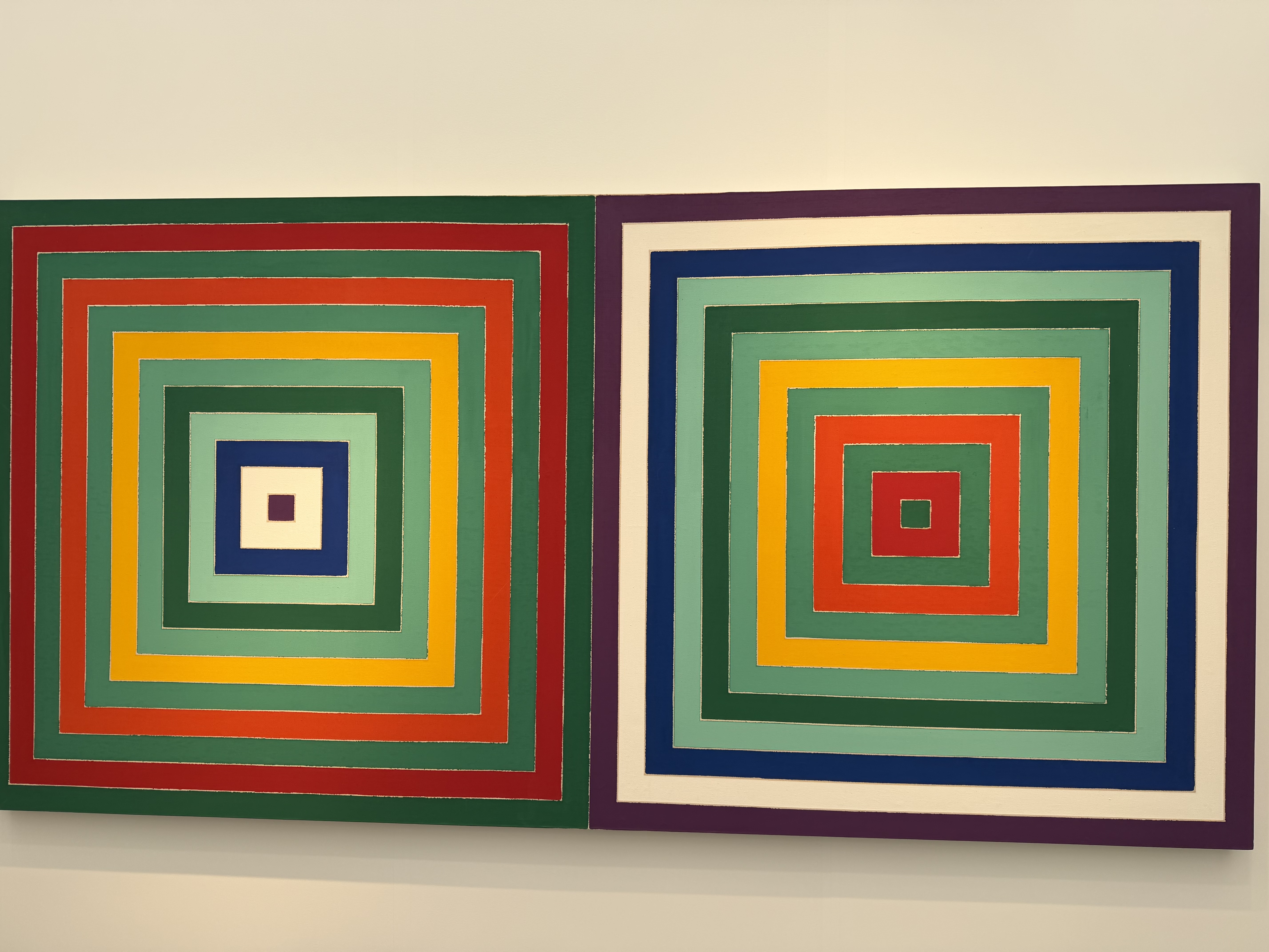 Frank Stella — Scramble: Green Double/ Left N, Right 8