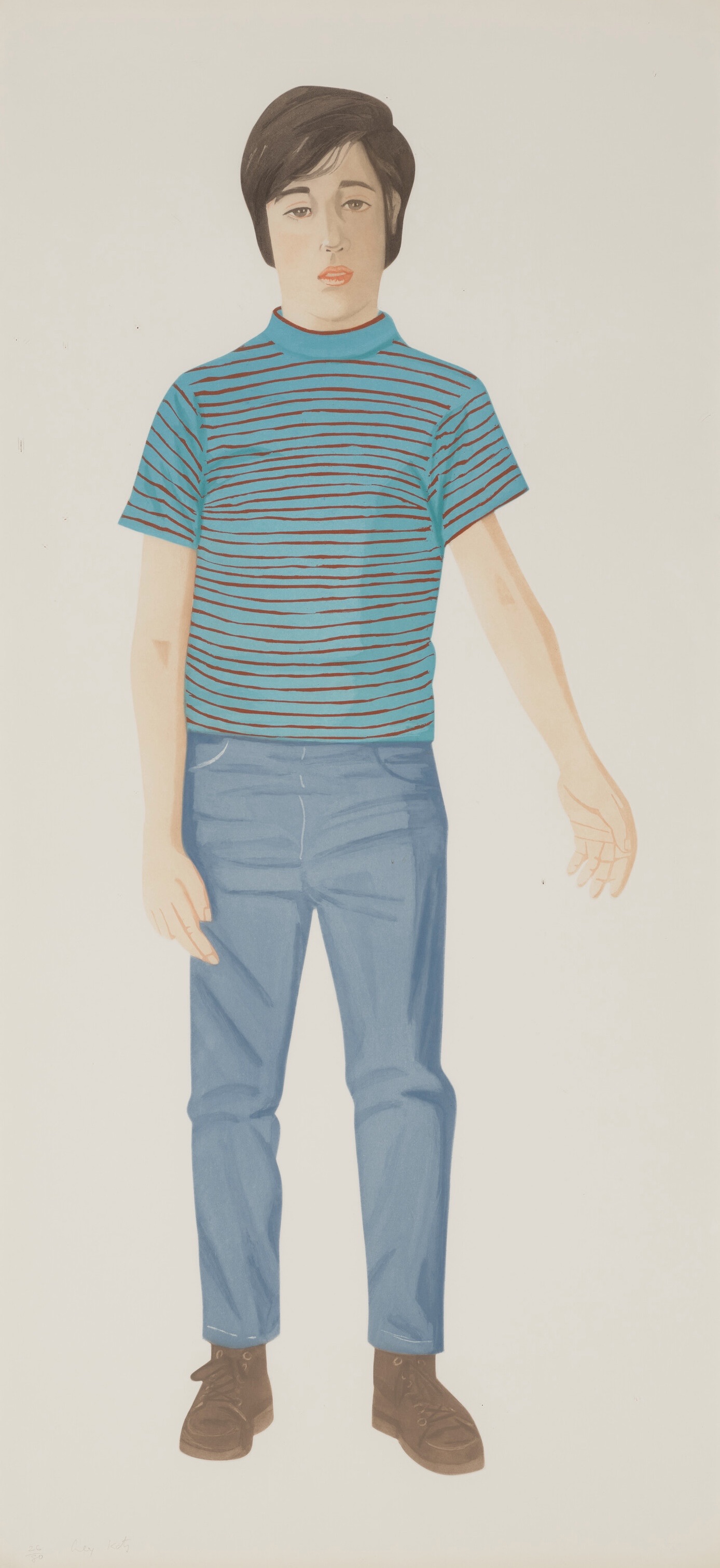 Alex Katz — The Striped Shirt