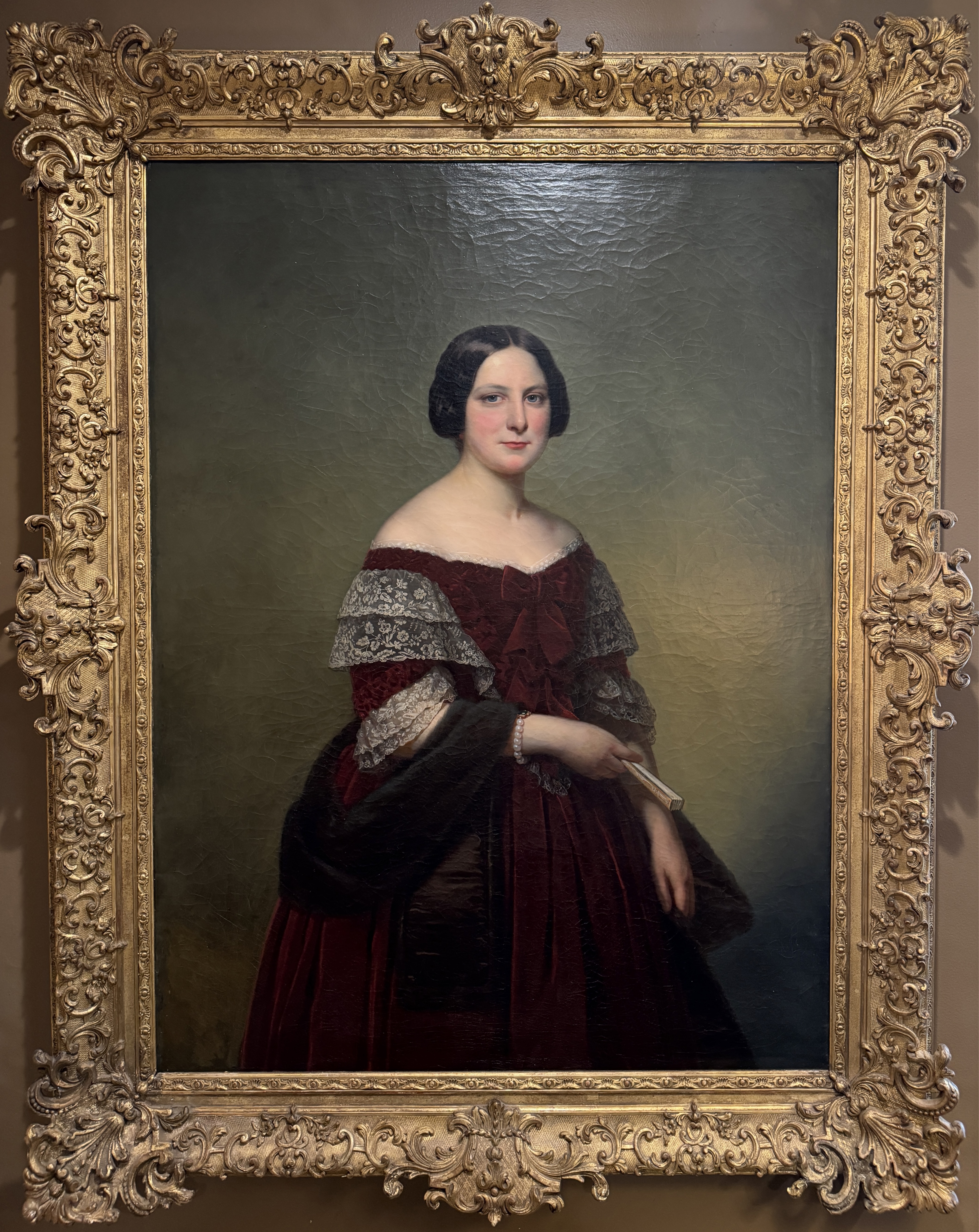 André Guillaume Étienne Brossard — Portrait of Baronesse Eschassériaux