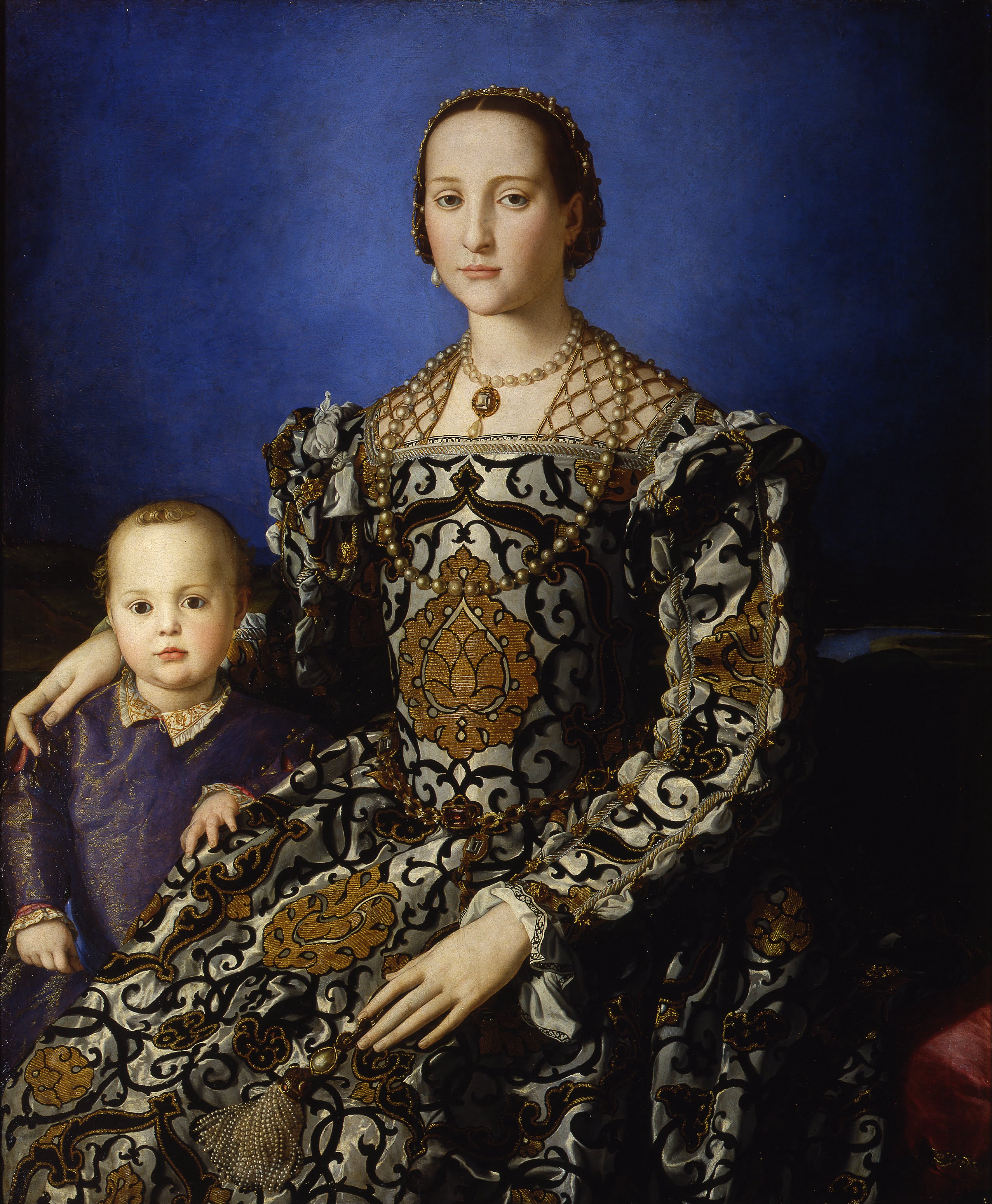 Bronzino — Portrait of Eleonora di Toledo with Her Son Giovanni