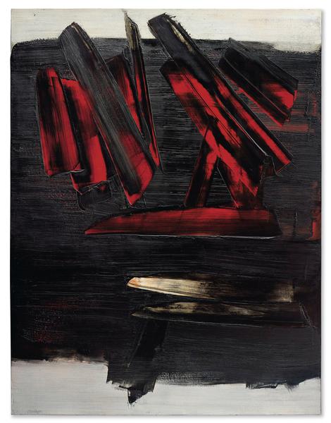 Pierre Soulages — Peinture 186 x 143 cm, 23 Décembre 1959