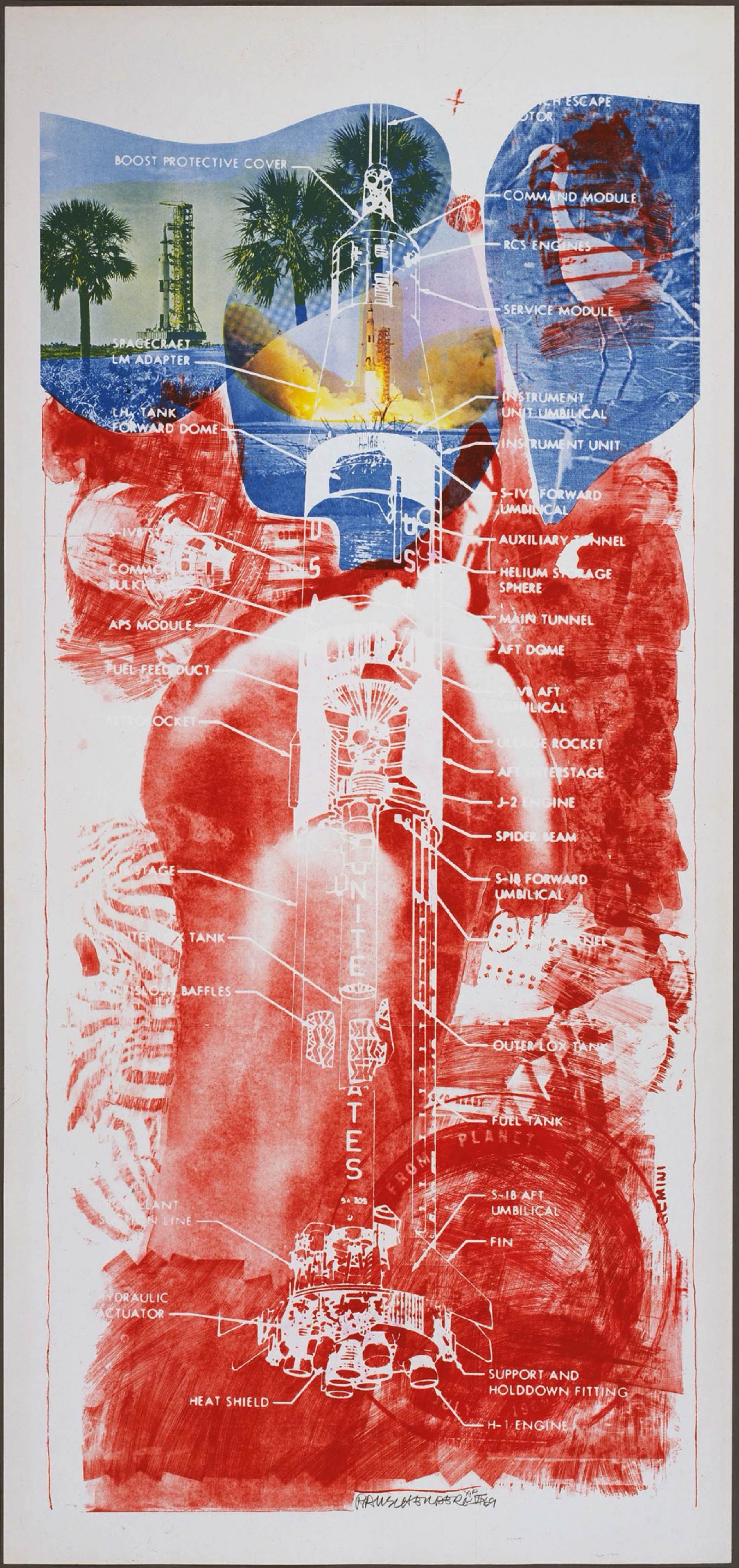 Robert Rauschenberg — Sky Garden (Stoned Moon)