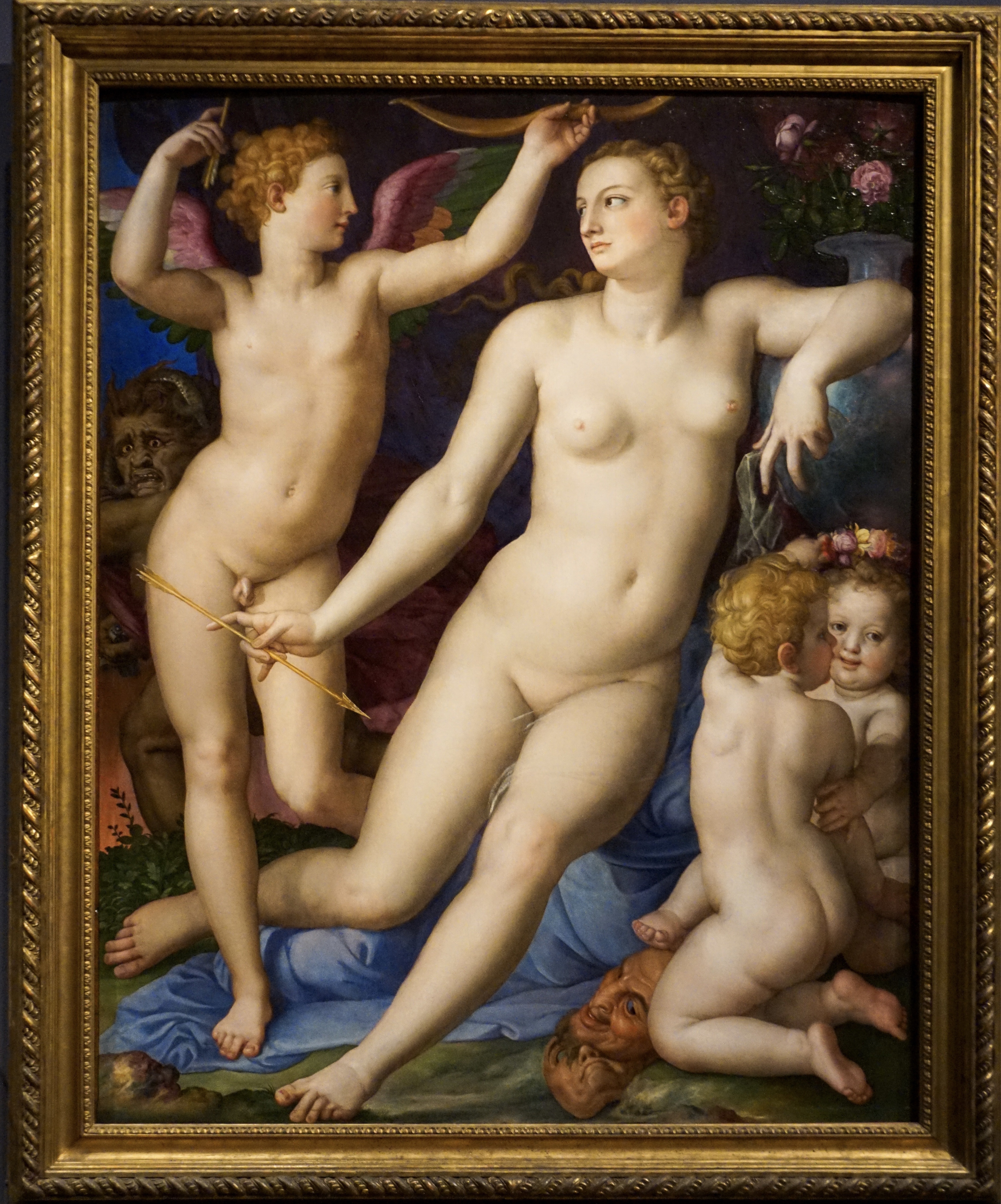 Bronzino — Venus, Cupid and Jealousy