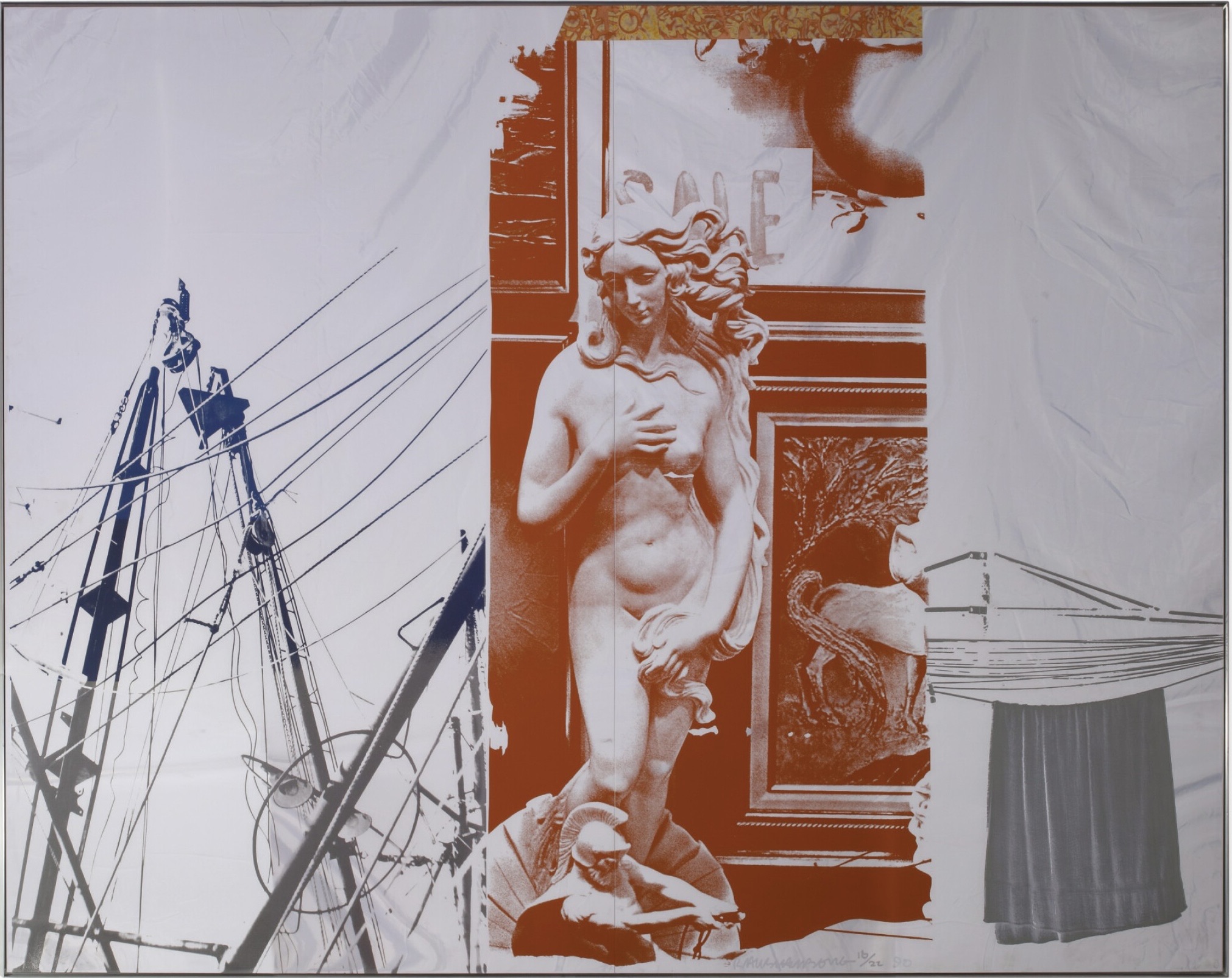 Robert Rauschenberg — SWIM, FROM ROCI USA (WAX FIRE WORKS)