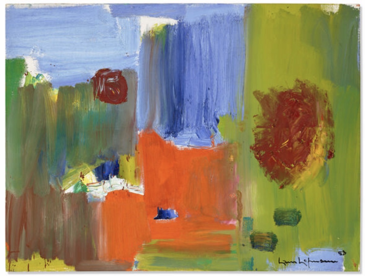 Hans Hofmann — Evening Blue