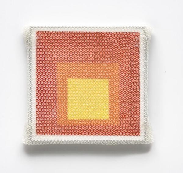 Homage to the Square, Wrapped with Bubblewrap and Tape