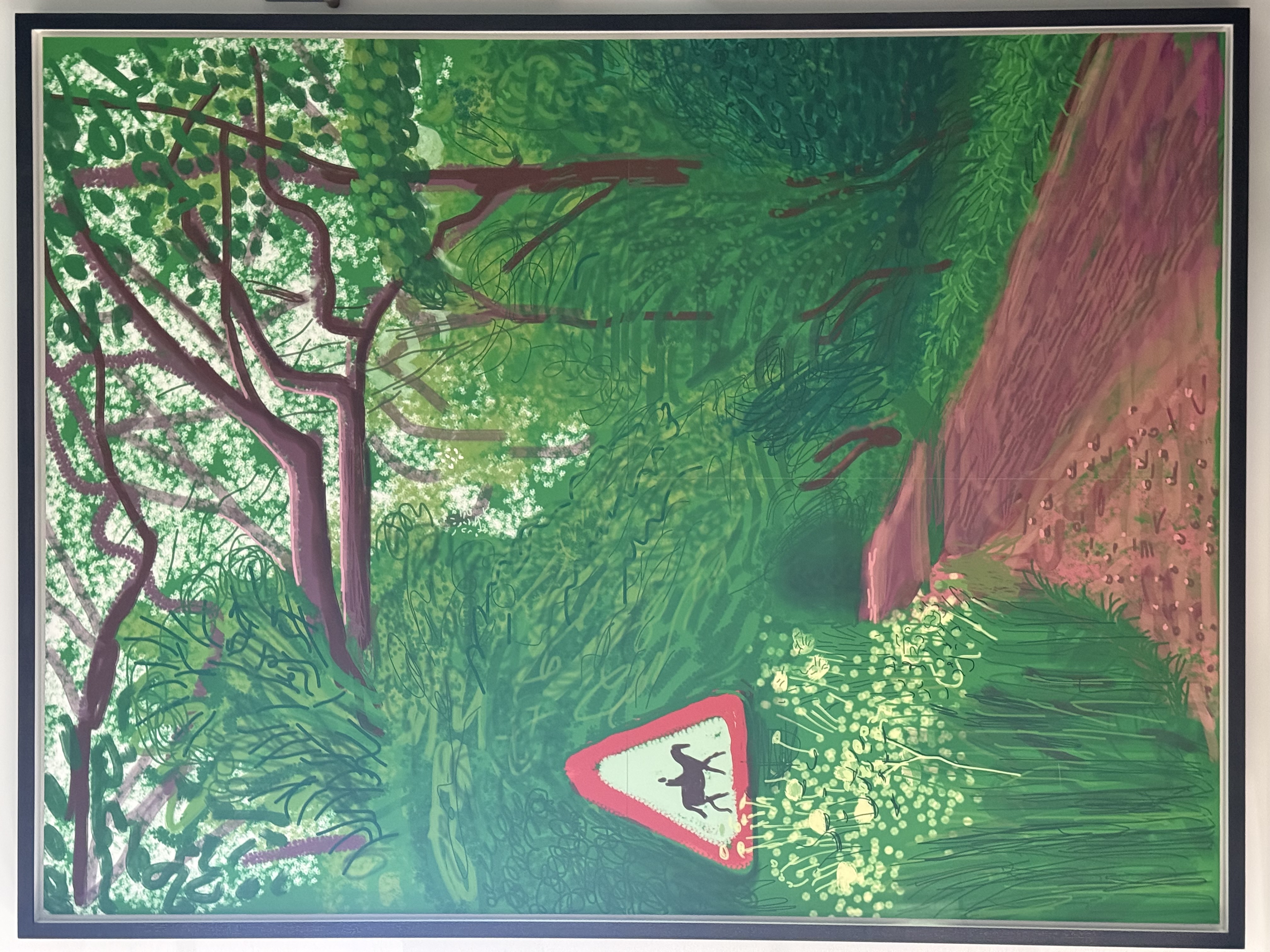 David Hockney — The arrival of spring in Woldgate, East Yorkshire in 2011