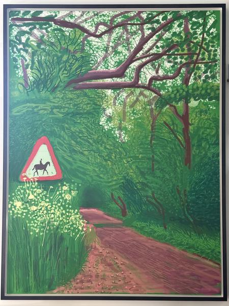 David Hockney — The arrival of spring in Woldgate, East Yorkshire in 2011