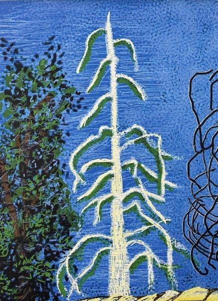 David Hockney — Untitled No. 14 (from The Yosemite Suite series)