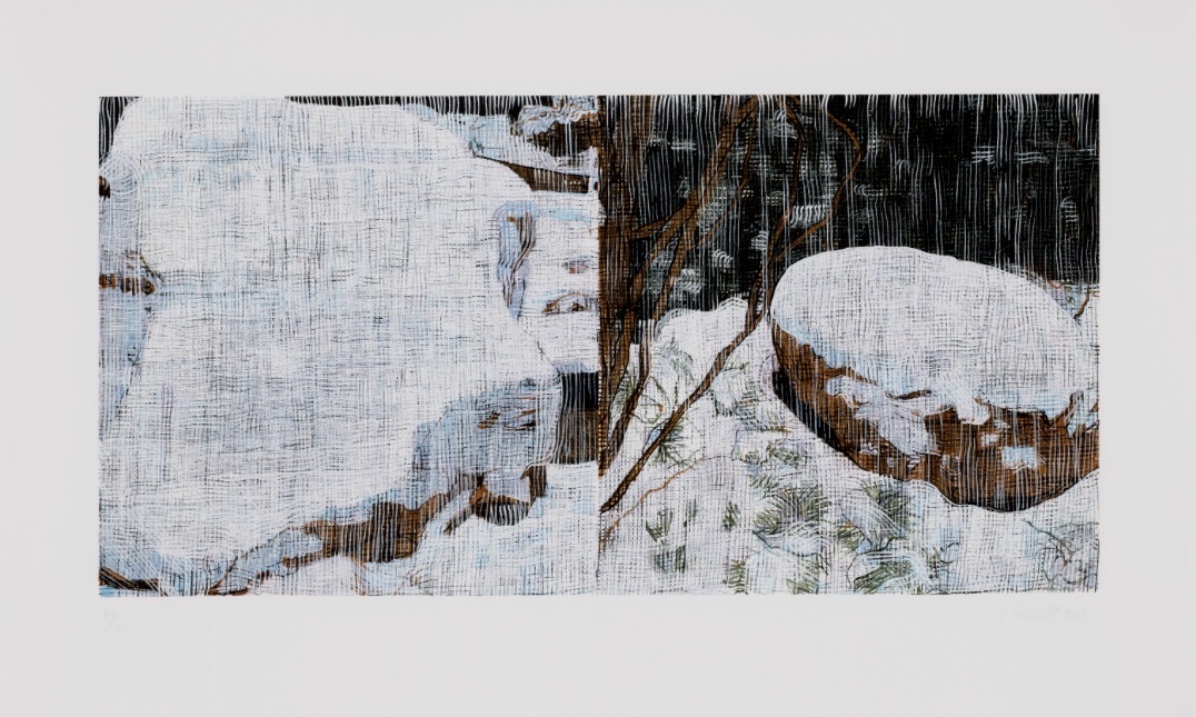 Jennifer Bartlett — Two Boulders