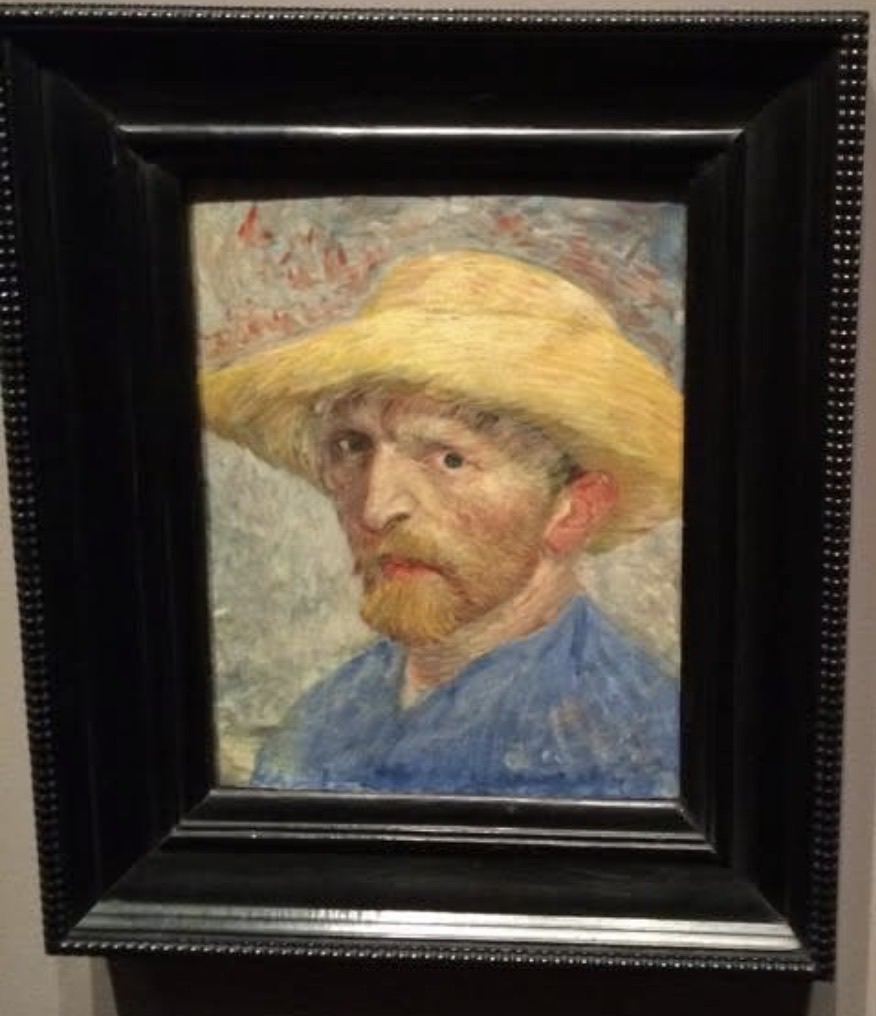 Vincent van Gogh — Self-Portrait with a Straw Hat