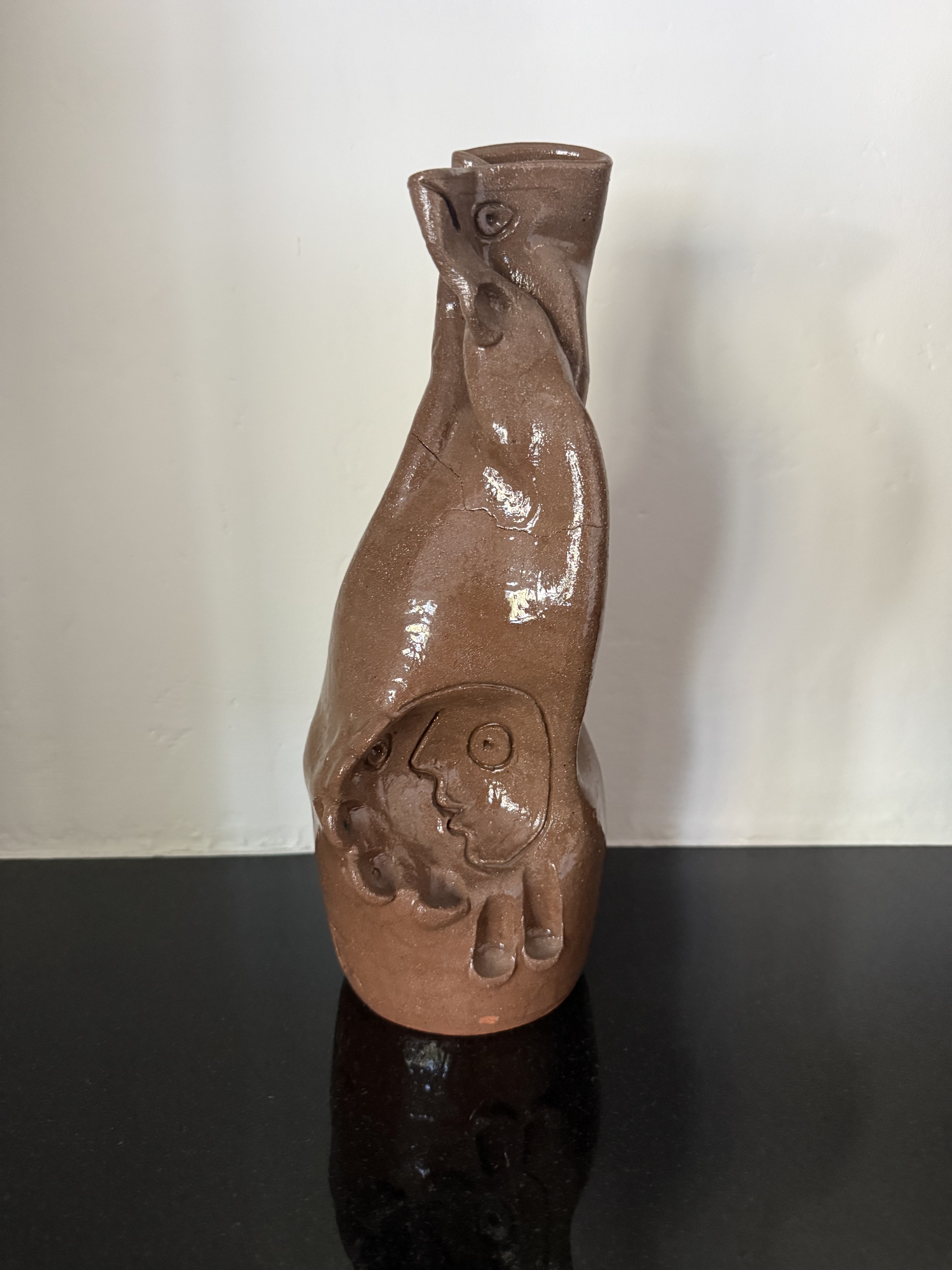 José Rodríguez Fuster — Pottery Double-Face Jug
