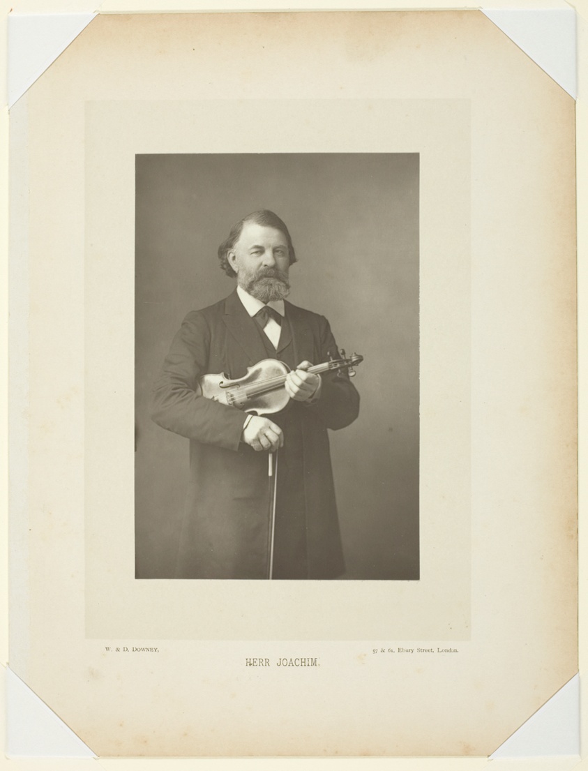 W. Downey (English, c. 1828–1908) and — Herr Joseph Joachim