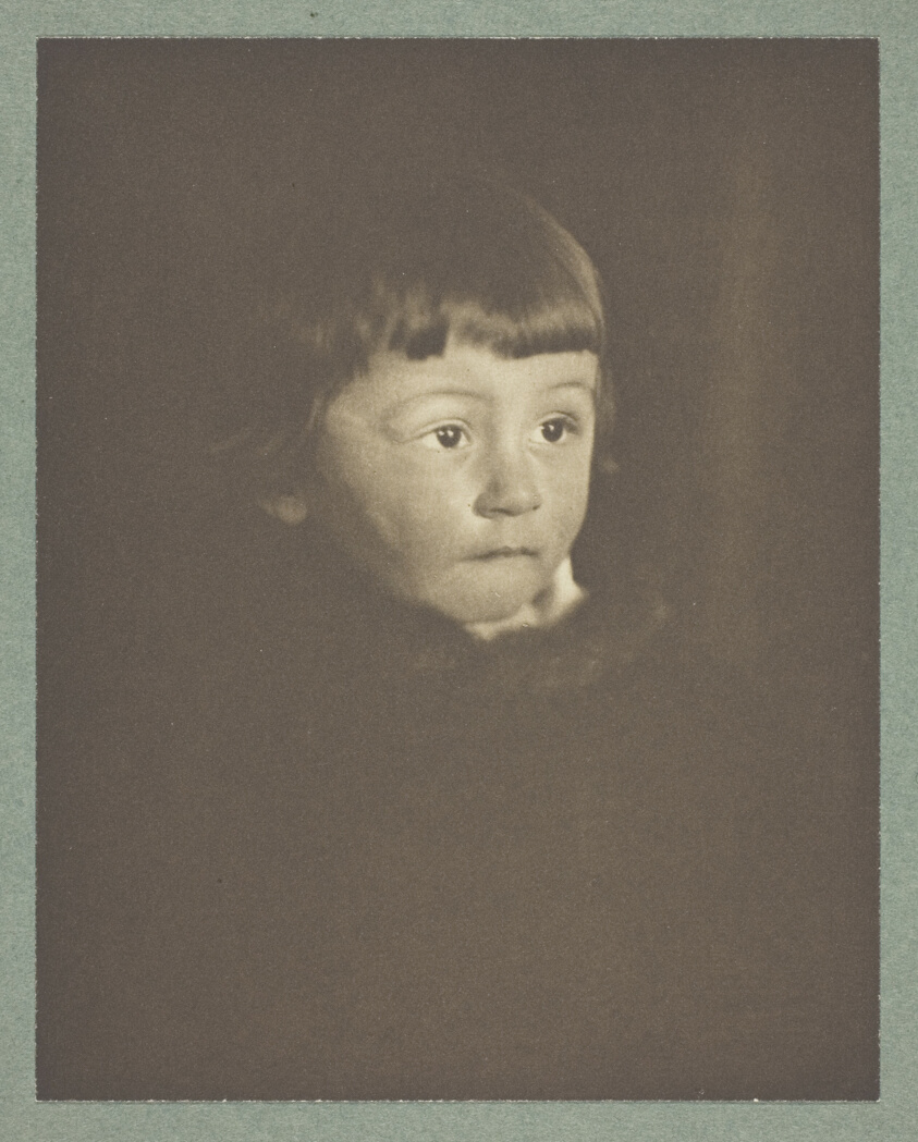 Gertrude Käsebier — Portrait of a Boy, No. 10 from the portfolio "American Pictorial Photography, Series I" (1899); edition 146/150