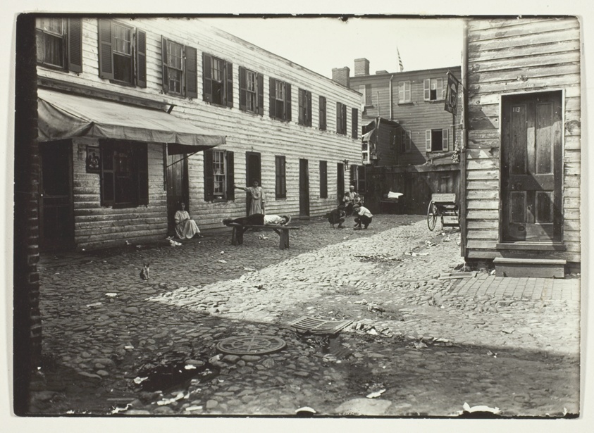 Lewis Wickes Hine — Negro Alley Housing Whites, Washington, D.C.