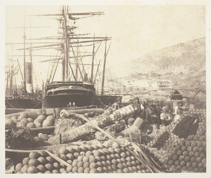 Roger Fenton — The Ordnance Wharf, Balaklava