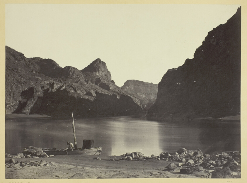 Timothy O'Sullivan — Black Cañon, Colorado River, from Camp 8, Looking Above