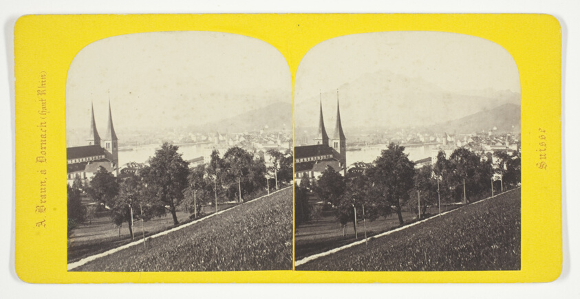 A. Braun — Lucerne, from the series "Suisse"