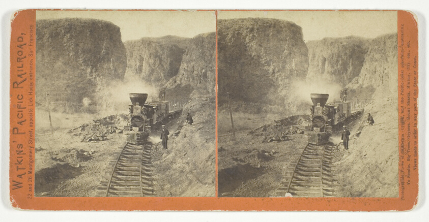 Alfred A. Hart — Untitled (Central Pacific Railroad), from the series "Watkin's Pacific Railroad"