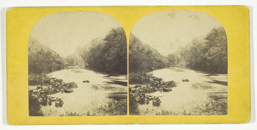 The Rock called "Dovedale Church," In the distance