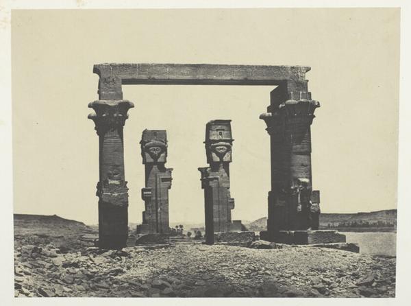 Temple de Kardassy, Nubie, plate 87 from the album "Egypte, Nubie, Palestine et Syrie" (1852)
