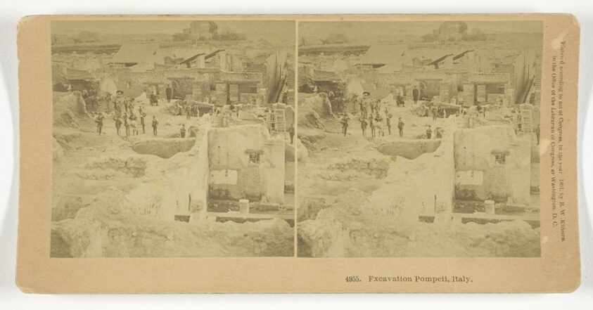 B. W. Kilburn — Excavation Pompeii, Italy